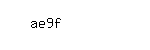 Captcha: ae9f