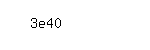 Captcha: 3e40