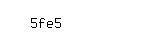 Captcha: 5fe5